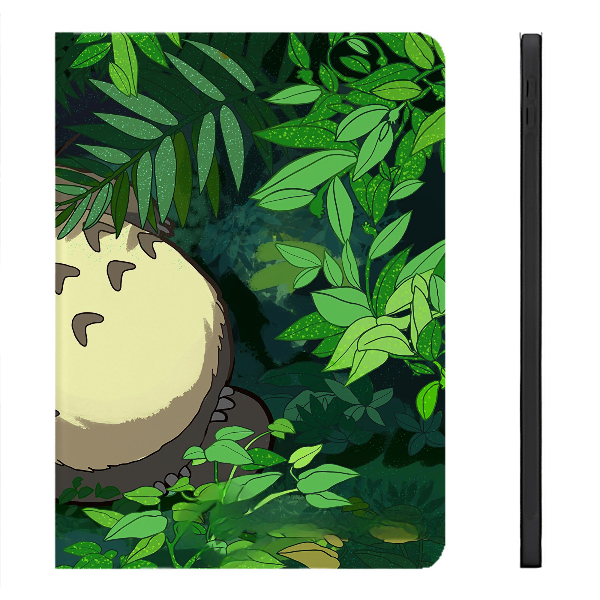 （画像用） となりのトトロ 草壁メイ 草壁サツキ My Neighbor Totoro Satsuki Kusakabe Mei Kusakabe IPadケース ペンホルダー付き ブックスタイルデザイン